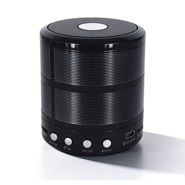 WS-887 Mini Portable Bluetooth Speaker with LED Display FM Radio Compact Size Pocket Speaker